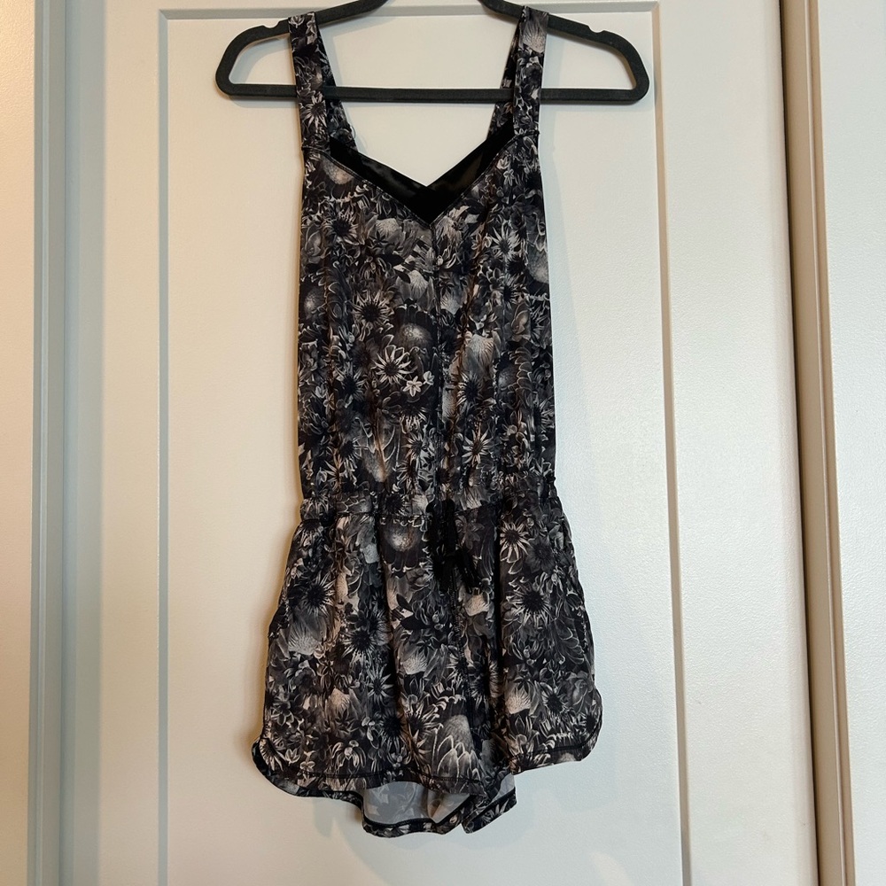 Lululemon Runsie Floral Pattern Running Onsie